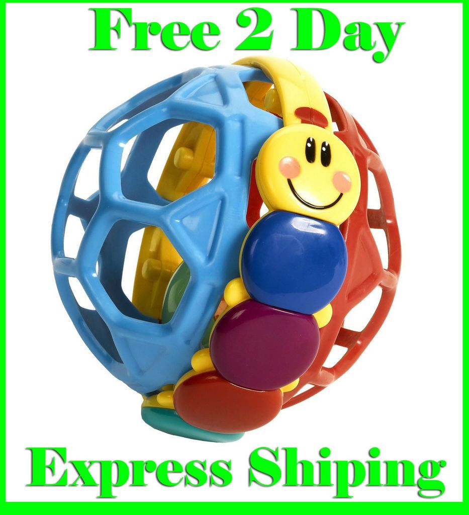 Baby Einstein Bendy Ball Kids II Rattle Infants Teething Toddlers Toy