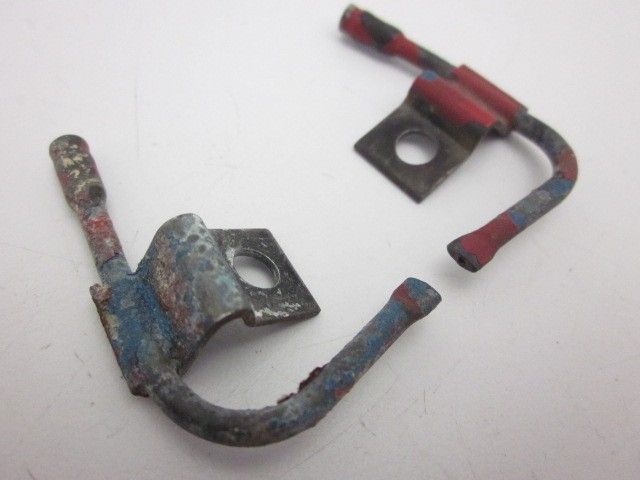 Original Metal Windshield Washer Fluid Squirter Nozzles Pair 1968