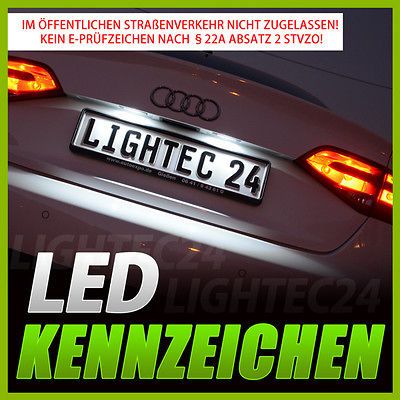 SMD LED Kennzeichenbel euchtung Opel Vectra B 36V6 i 500 XENON C5W