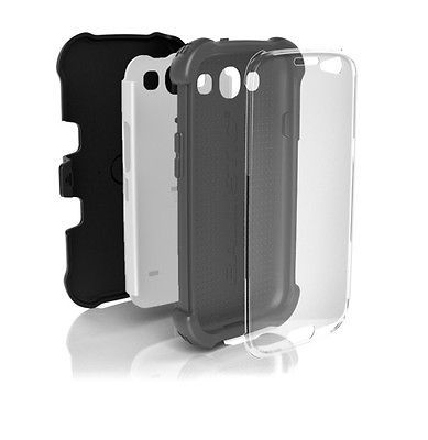 Authentic Ballistic SG MAXX Series Gray / White Case for Samsung