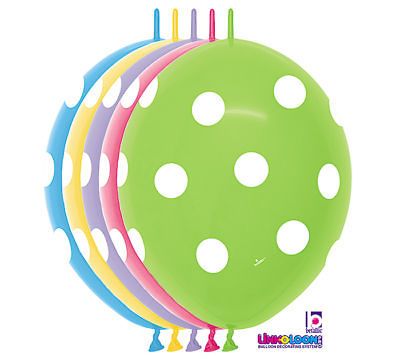 POLKA DOT LINKOLOON BALLOONS ARCH BABY WEDDING BIRTHDAY