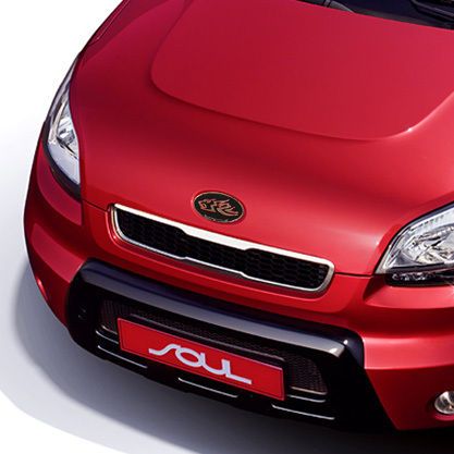 ArtX Wide Wolf Grille & Trunk Emblem Badge for Kia Soul