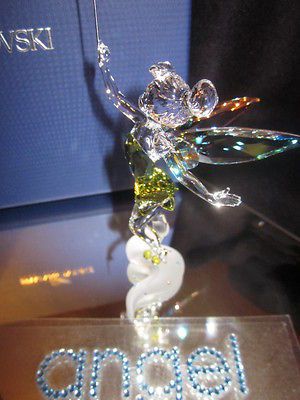 SWAROVSKI CRYSTAL TINKERBELL IN GREEN MINT WITH BOX & COA