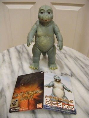 Godzilla 2004 50th Anniversary Vinyl Movie Monster Minill a by Ban Dai