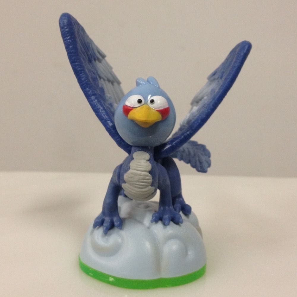 Skylanders Custom Whirlwind Angry Bird W/ Crystal Clear Topcoat