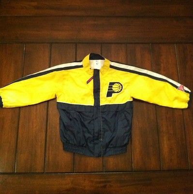 NBA Basketball Indiana Pacers Light Jacket Kids Childs Youth Size 4