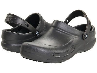 CROCS BISTRO SLIP ONS GRAPHITE SIZE 10