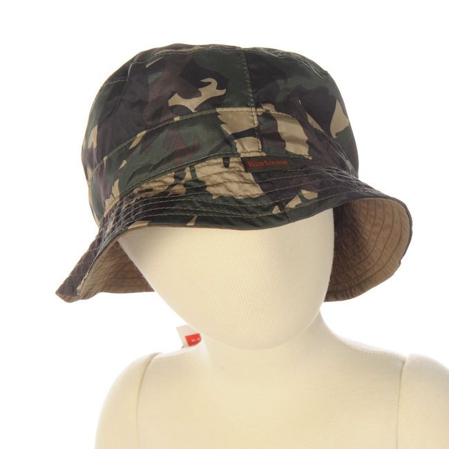 KI 114 BARBOUR Camouflage & Brown Reversible Hat Size X Small £21.99