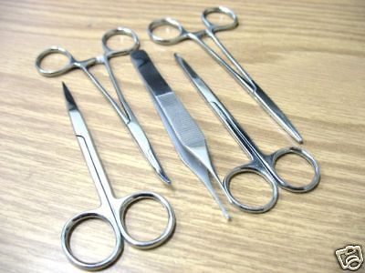 PC SUTURE SCISSORS FORCEPS HEMOSTATS NEEDLE HOLDERS