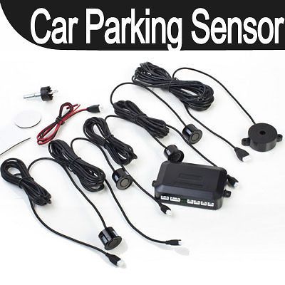 Parking Reverse Backup Radar kit 4 Sensor System Detect Alarm 40khz