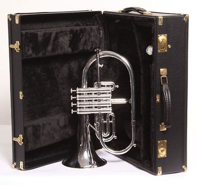 Getzen 895S Eterna Series Bb Flugelhorn 896S Silver 4 Valve