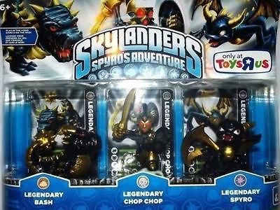 LEGENDARY 3 PACK TRU EXCLUSIVE LEGENDARY SPYRO BASH CHOP CHOP