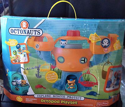 FISHER PRICE OCTONAUTS OCTOPOD PLAYSET US + BATTERIES IN HAND ~NEW