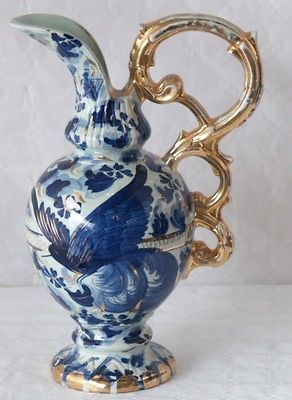 BEAUTIFUL VASE JAR H.BEQUET QUAREGNON BELGIUM, MARKED