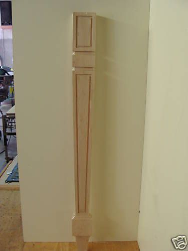 HALF TABLE/ISLAND LEGS APPLIED MOLDING 31 1/2 long