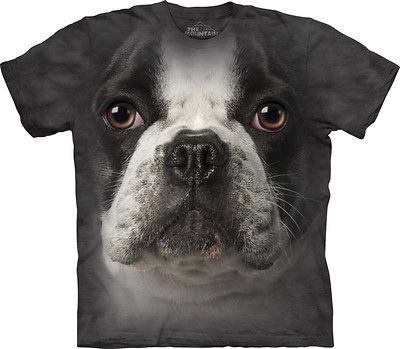 Beautiful Cute French Bulldog Bull Face Puppy Dog T Shirt Hand Dyed