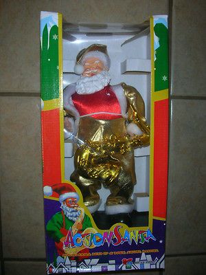 Action Santa   Moving Arms,Bend Up & Down, Singing,Dancin g   Battery