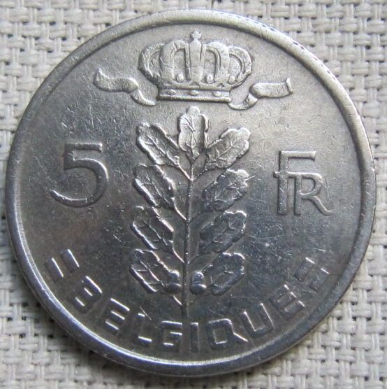 BELGIUM 1950   5 FRANCS (BELGIQUE)