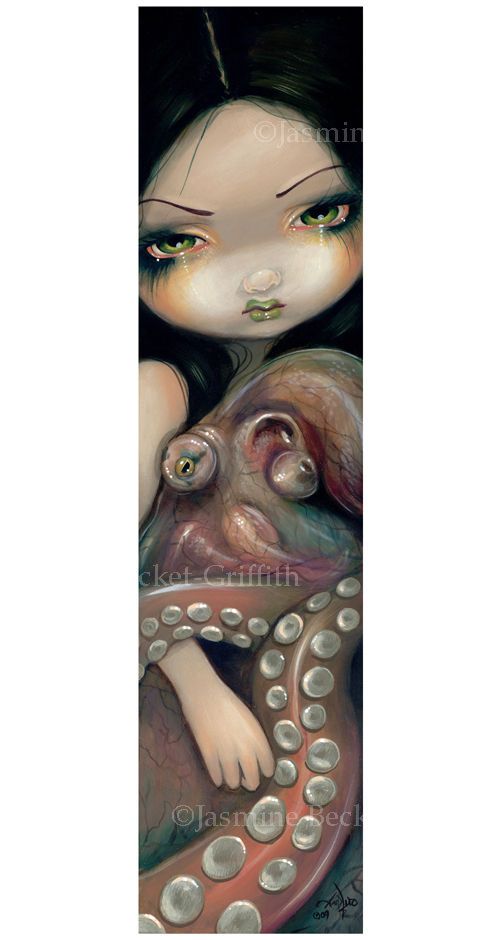 Jasmine Becket Griffit h art BIG print SIGNED My Tentacled Friend