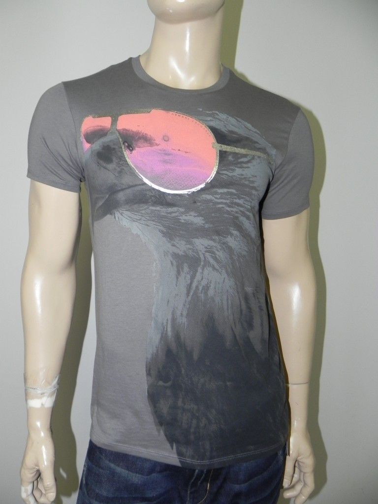 New Armani Exchange AX Mens Slim/Muscle Fit Eagle Shades Graphic Tee