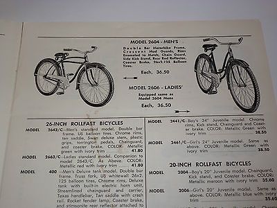 DIXIE BICYCLE WHOLESALE PARTS & ACCESSORIES CATALOG ROLLFA ST BIKES