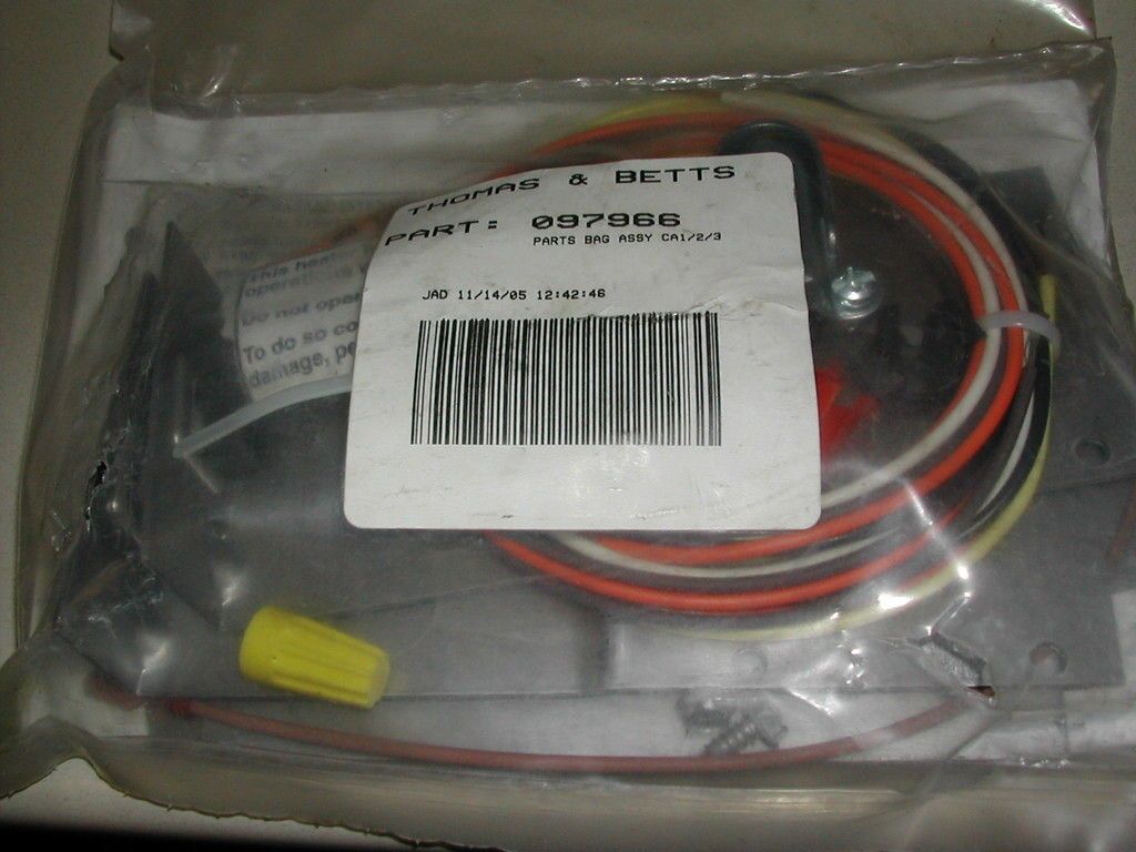 Thomas Betts 097966 Parts Bag CA1 CA2 CA3 Power Venter