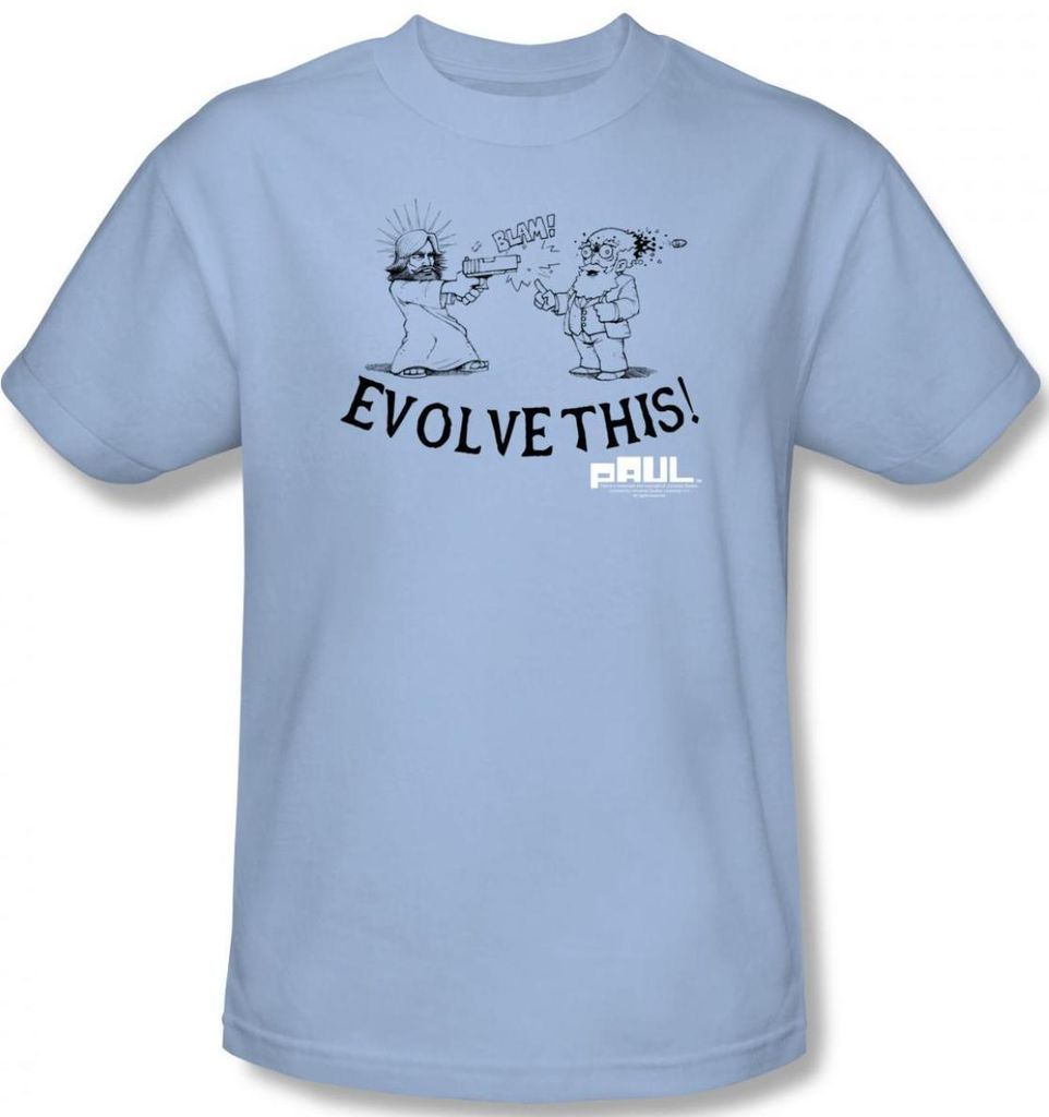 NEW Men Women Ladies Paul Alien Evolve This Darwin Comic Movie T shirt