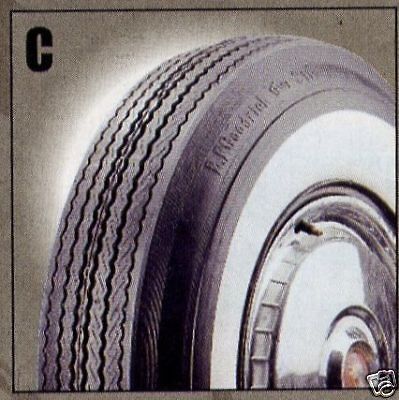 710 15 BF GOODRICH 3 INCH WHITEWALL TUBELESS TIRES