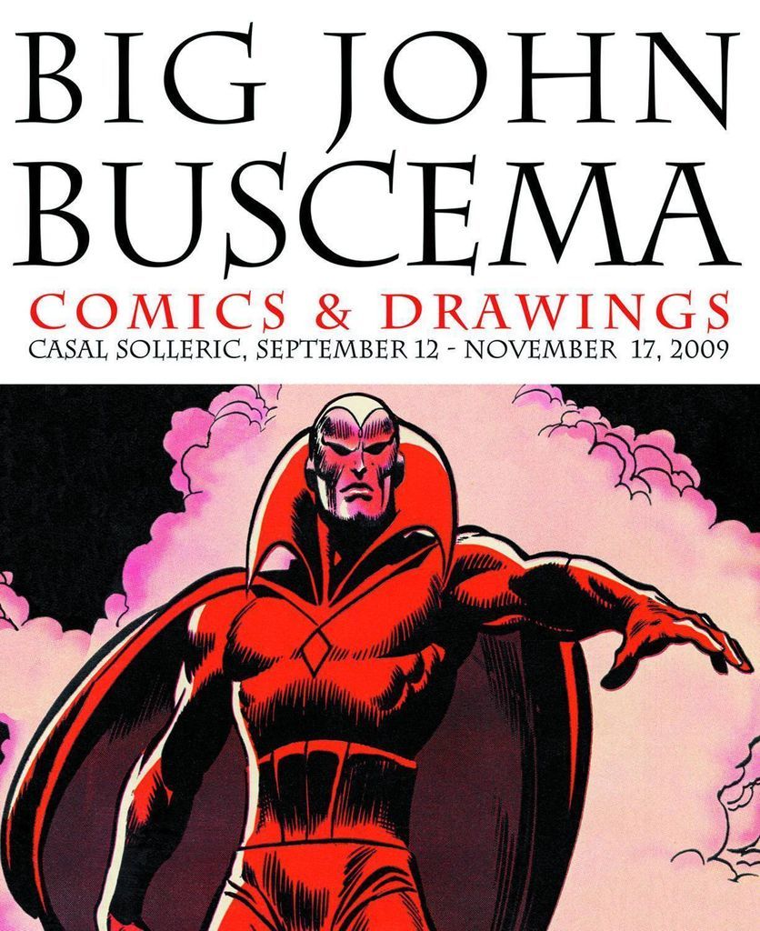 BIG JOHN BUSCEMA COMICS & DRAWINGS HARDCOVER Sketches Reference Book