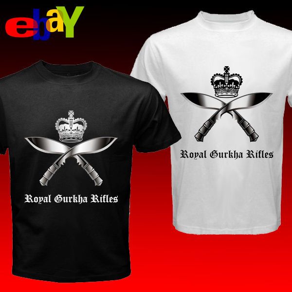 Royal Gurkha Rifles Kukri Nepal of British Army T shirt