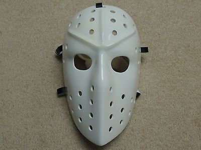 Full Head Ear Flare Fiberglass Hockey Goalie Mask Higgins Plante