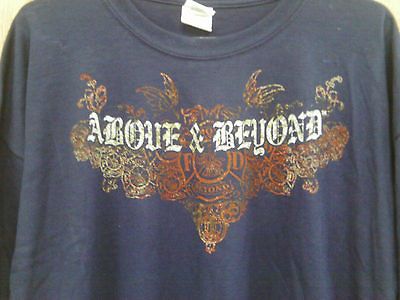 New Mens Above and Beyond Splatter Firefighter t shirt. Navy