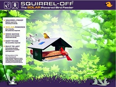 Squirrel Proof Bird Feeder repels squirrels, feeds more birds