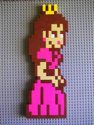 Bit Custom Lego Super Mario Brothers Princess Peach NES Design