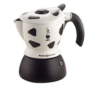 Bialetti Mukka Express 2Cup Cappuccino Maker Cow Print