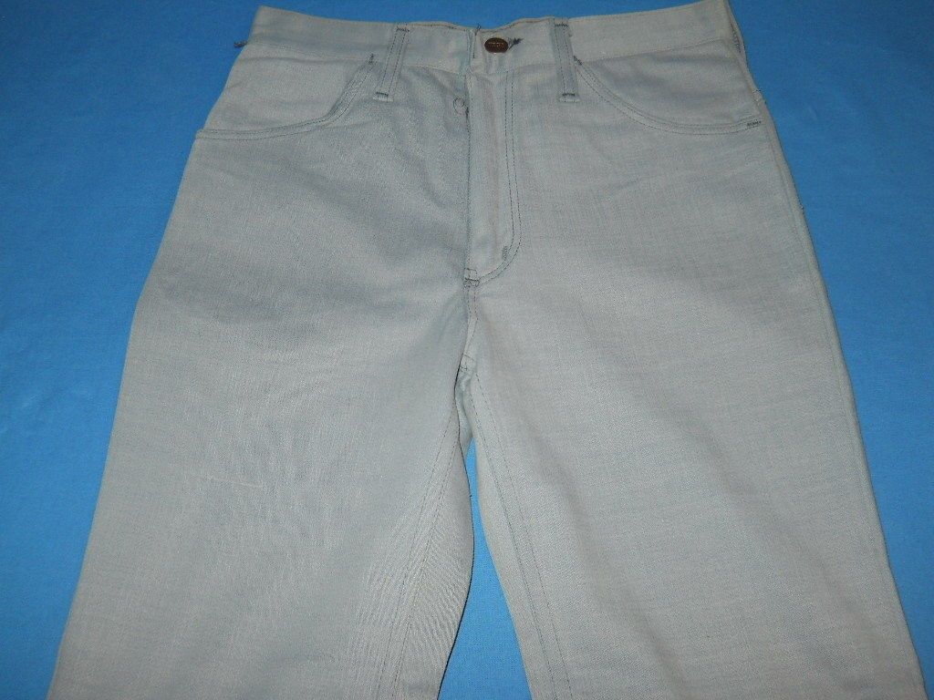 WRANGLER NO FAULT JEANS FLARE LEG BELL BOTTOM MENS BLUE PANTS 28 30