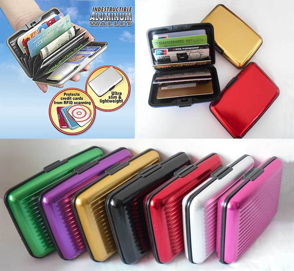 Indestructible Aluminum Wallet Credit Card Case Protector