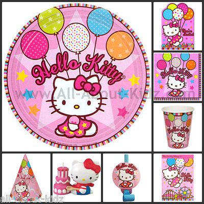 HELLO KITTY Birthday PARTY SUPPLIES   Make Your Own Set