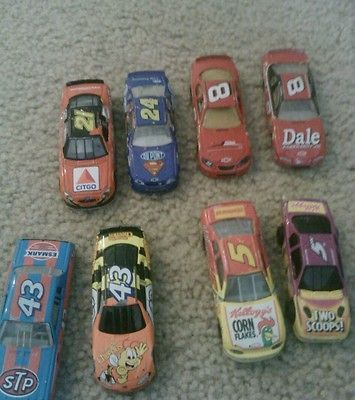 Nascar cars lot of 8 jeff gorden , dale jr. Terry Labonte etc (tbl1)