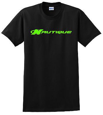 NAUTIQUE BOAT BLACK SHIRT WAKE BOARD SKI SURF G23 SAN 210 230 236