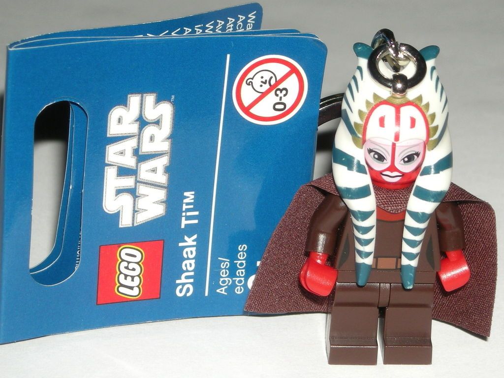 LEGO STAR WARS Shaak Ti Jedi Master Minifigure Minifig Keychain w/ Tag