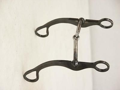 Darnall Snaffle Bit Black Steel Sterling Silver 5