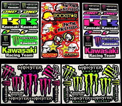 motocross bike stickers mx energy drink scooter boys mongoose K1M bmx