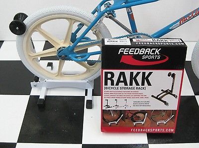 White Bicycle Storage Display Stand for Skyway GT Mongoose BMX