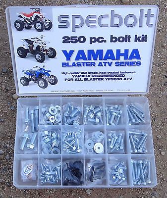 250pc Bolt Kit Yamaha Blaster YFS200 ATV QUAD plastic body frame