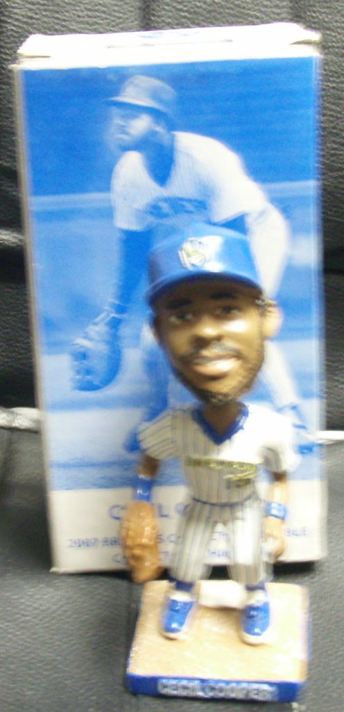 CECIL COOPER 2007 Milwaukee Brewers SGA Bobblehead IN BOX 1982