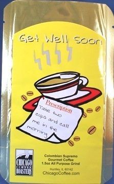 Themed Coffee 1.5 oz. Packet Get Well Soon