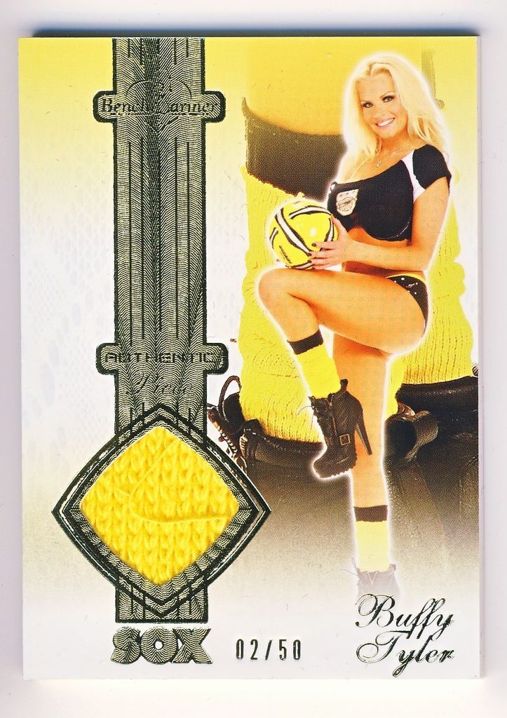 Buffy Tyler 2012 Benchwarmer Soccer Premium Authentic Sox Gold Foil