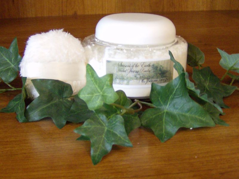 oz. Herbal Dusting Body Powders w/ Puff A C Scents