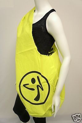 ZUMBA CONVENTION SATCHEL BAG LIME PUNCH NWT